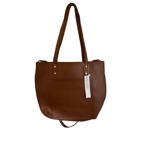 Henry Handbags - Henny + Lev Vegan Leather Danielle 2-in-1 everyday Tote Purse NWT